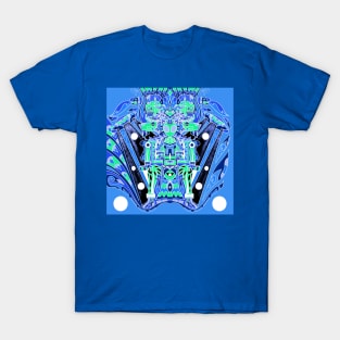 Blue underworld alien king ecopop T-Shirt